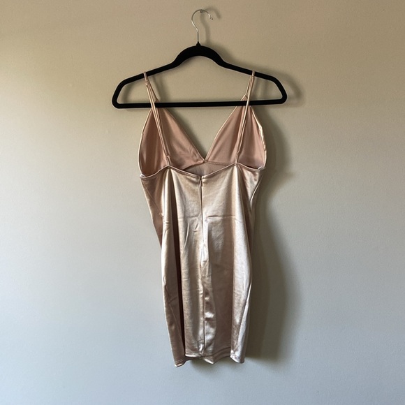 Fashion Nova Satin Bodycon Dress - Picture 3 of 3